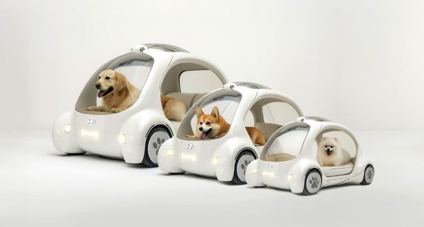 April Mop: Hyundai Kenalkan Inovasi Mobil Otonom untuk Anjing Dogbility