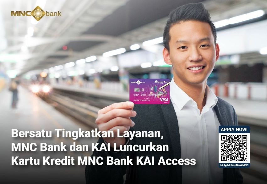 Bersatu Tingkatkan Layanan, MNC Bank dan KAI Luncurkan Kartu Kredit MNC Bank KAI Access