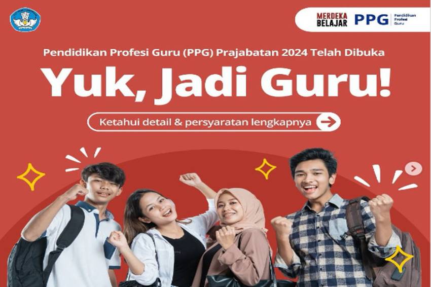Pendaftaran PPG Prajabatan 2024 Dibuka, Jadi Guru Gratis!