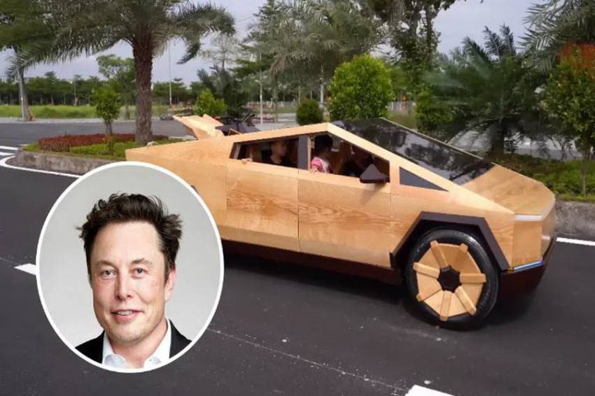 Viral Cybertruck Kayu, Ini Tanggapan Elon Musk  