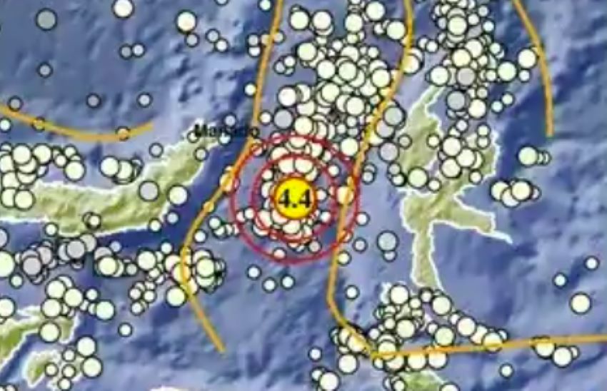 Gempa M4,4 Guncang Ternate Maluku Utara