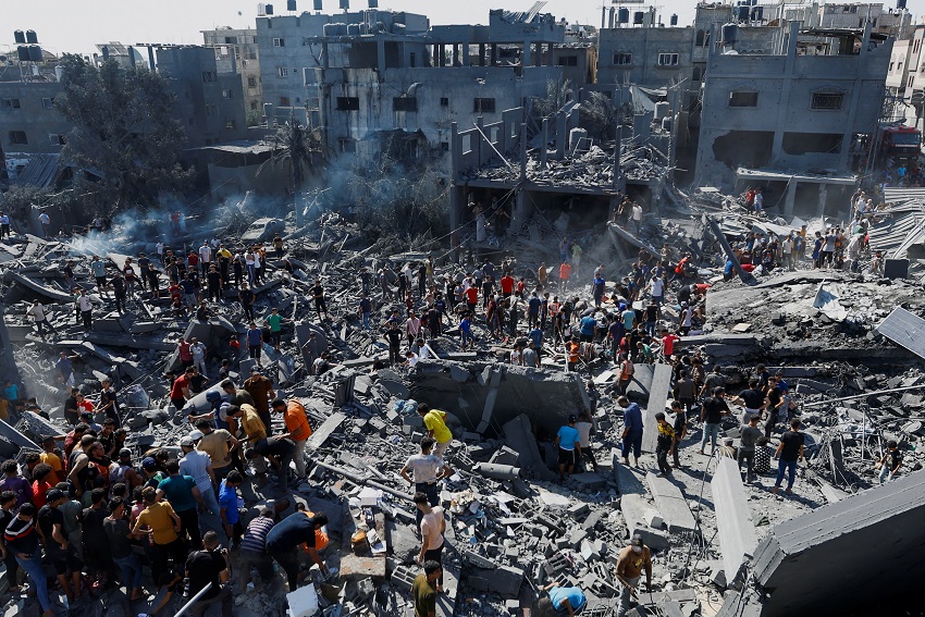 Israel Bantai 35.091 Warga Palestina di Gaza, AS Bilang Bukan Genosida