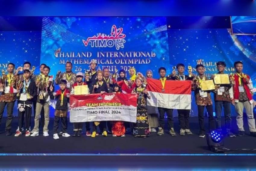 Raih 25 Emas, Kontingen Indonesia Borong Medali di Olimpiade Matematika Internasional 2024