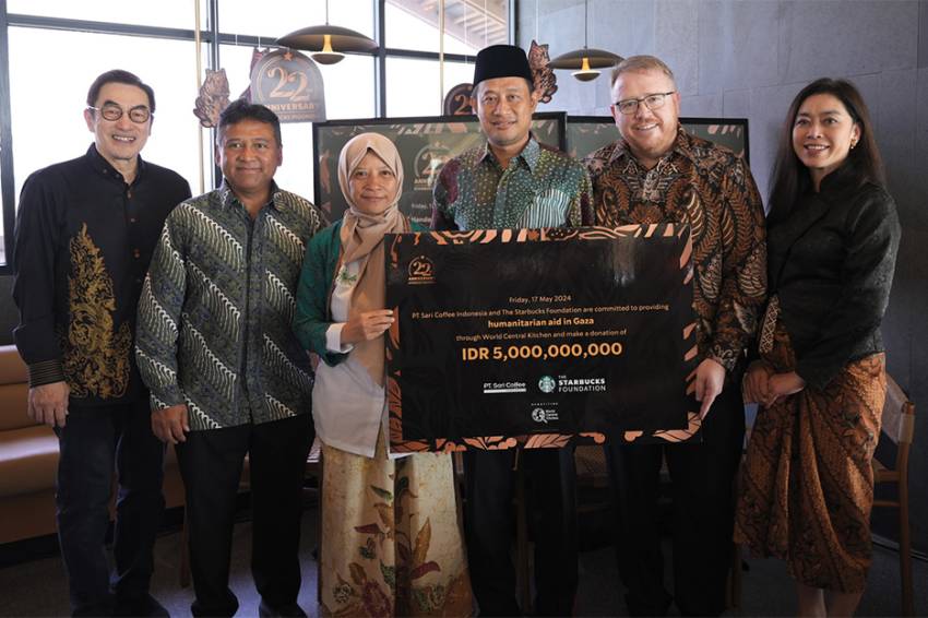 Rayakan Hari Jadi, Starbucks Indonesia Donasikan Rp5 Miliar ke Gaza
