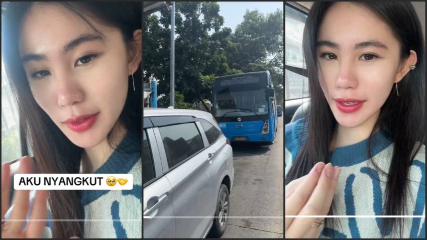 Selebgram Zoe Levana Panik Mobil Terjebak di Busway, Banjir Hujatan Netizen