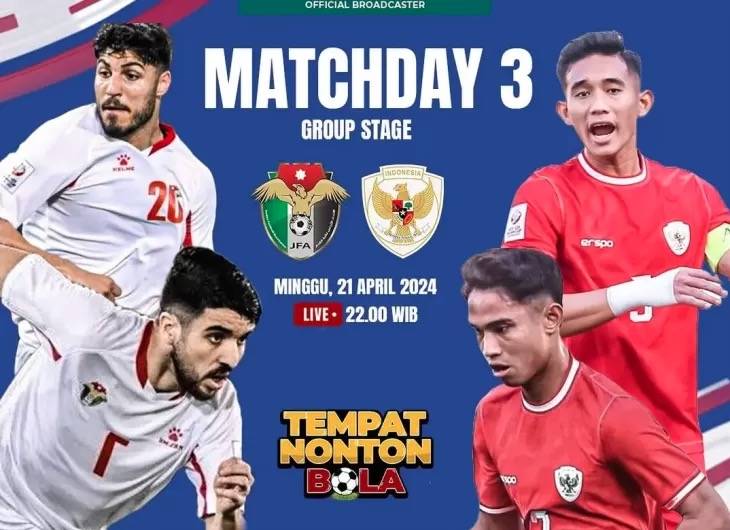 Susunan Pemain Timnas Indonesia U-23 vs Yordania U-23 : Ivar Jenner Comeback, Justin Hubner Starter