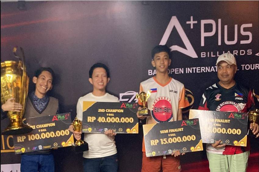 Turnamen International A Plus Bali Open Didominasi Pebiliar Filipina