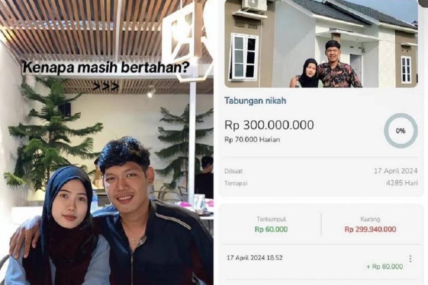 Viral! Tren Pamer Tabungan untuk Nikah, Netizen: Salfok Sama yang Rp300 Juta