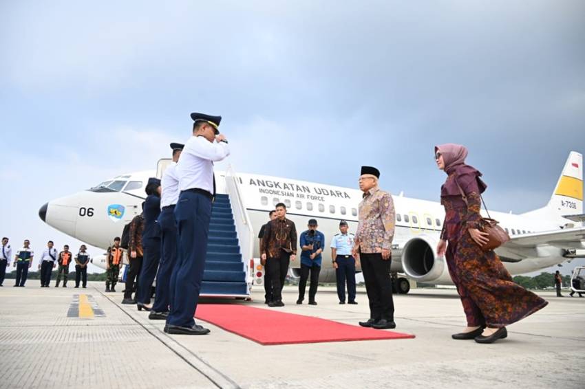 Bertolak ke Bangka Belitung, Wapres Buka Ijtima Ulama Komisi Fatwa se-Indonesia