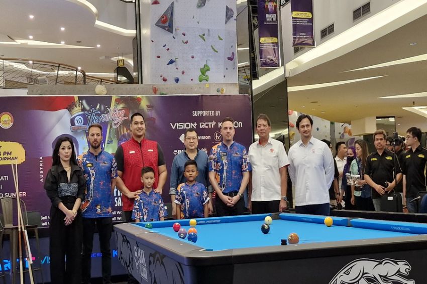 Event Eksibisi Kelas Dunia 10 Ball The Real King Digelar di Jakarta