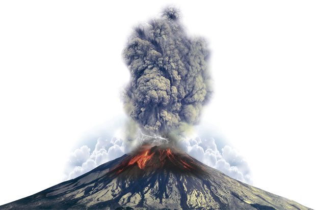 Gunung Ibu Meletus, Muntahkan Abu Vulkanik Hitam Setinggi 7.000 Meter