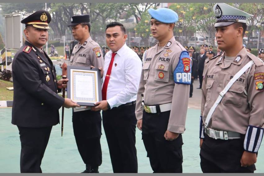 Harlah Pancasila, Puluhan Personel Polisi Bandara Soetta Diberi Penghargaan