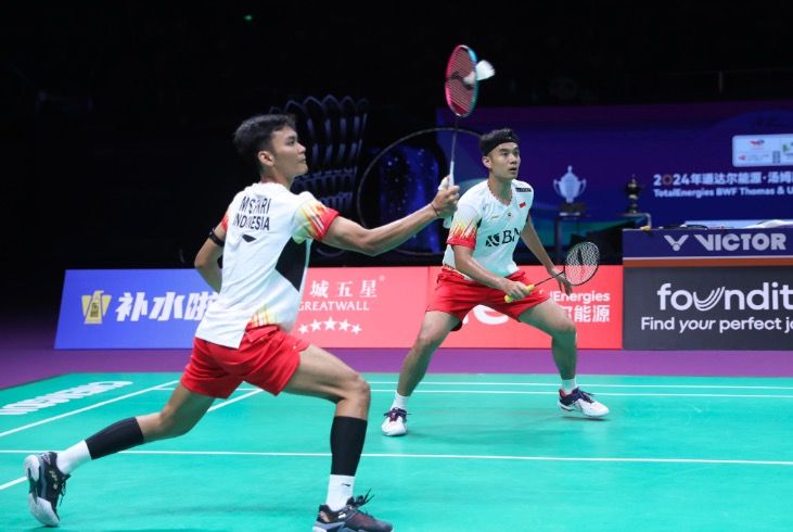 Hasil Indonesia Open 2024: Sikat Pasangan China, Bagas/Fikri Lolos ke 16 Besar