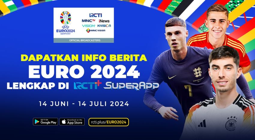 Jadwal Match Day Pertama Euro 2024, Live Streaming di RCTI+ SuperApp!