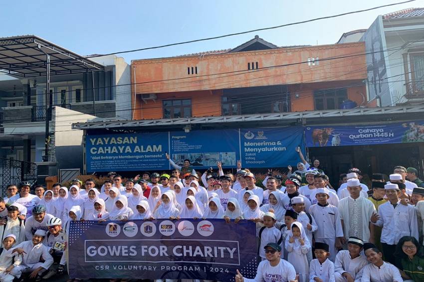 PAMA Gowes for Charity: Budayakan Hidup Sehat sambil Beramal