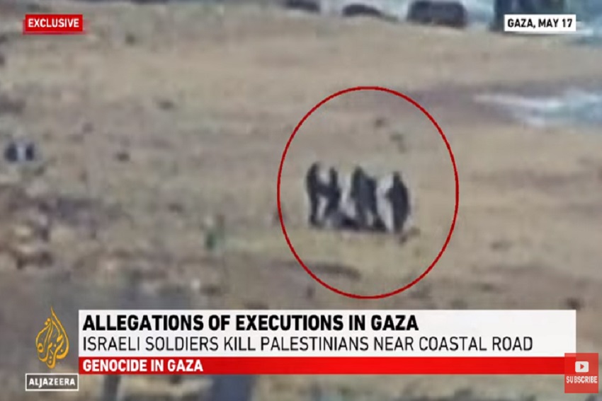 Tentara Israel Eksekusi Sejumlah Warga Palestina di Zona Aman Gaza, Ini Videonya