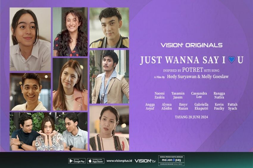 Siap Baper! Vision+ Rilis Official Poster Series Terbaru Just Wanna Say I Love You