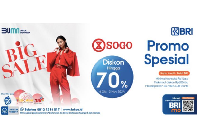 Belanja di Sogo Makin Seru, Nikmati Promo Spesial dan Keuntungan Berlipat dari BRI