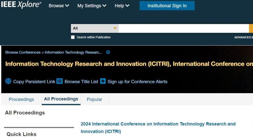 ICITRI 2024: Publikasi Artikel Kini Tersedia di IEEE Xplore