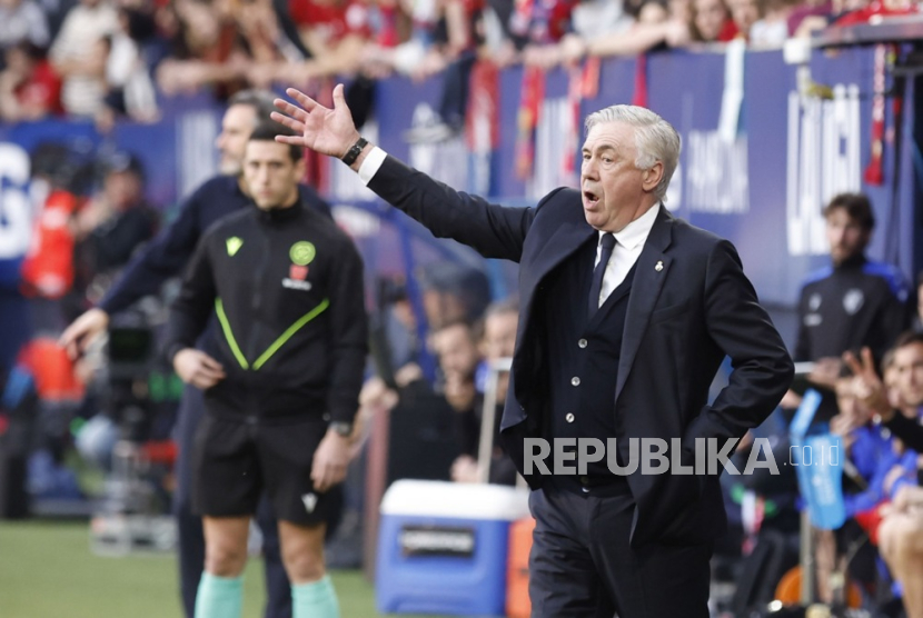 Ancelotti Marah atas Keputusan Wasit Saat Madrid Ditahan Osasuna 1-1