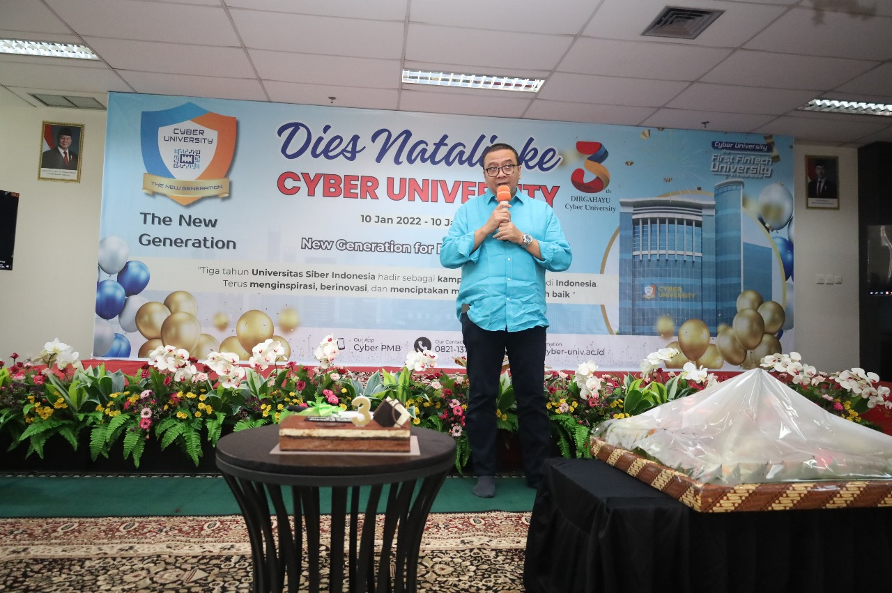 Rektor Cyber University: Tiga Tahun Pertama Baru Awal, Masa Depan Lebih Gemilang Menanti