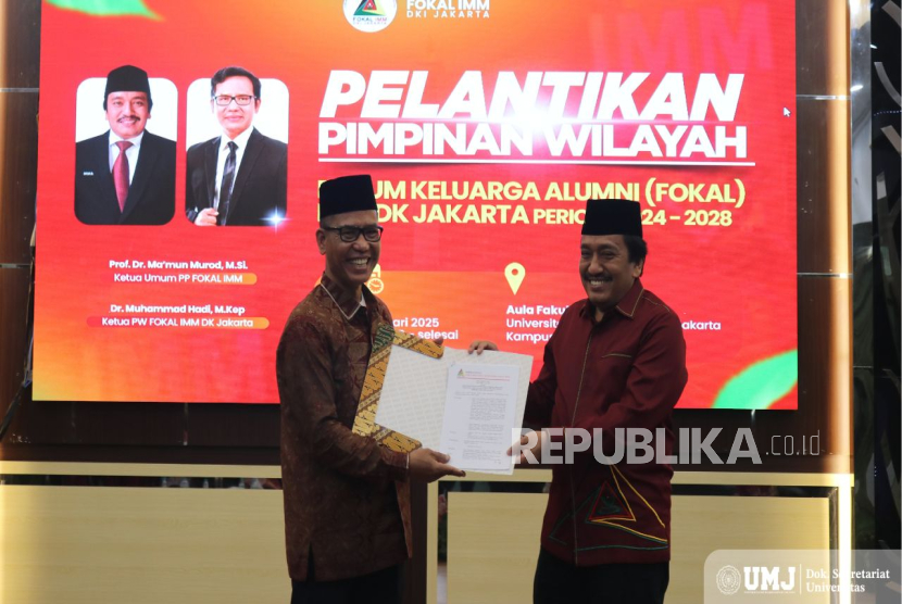 Warek I UMJ Dilantik Sebagai Ketua PW FOKAL IMM DK Jakarta 2024-2028