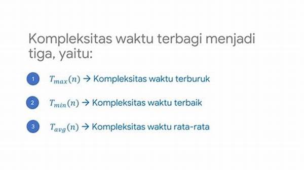 Analisis Kompleksitas Algoritma  Efisiensi Program