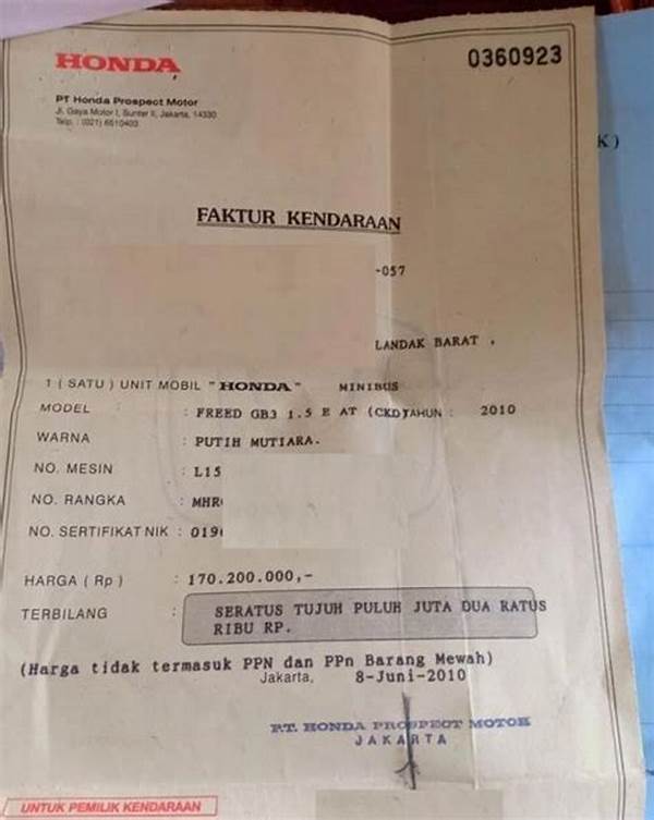 Checklist Dokumen Penting Beli Mobil Pertama