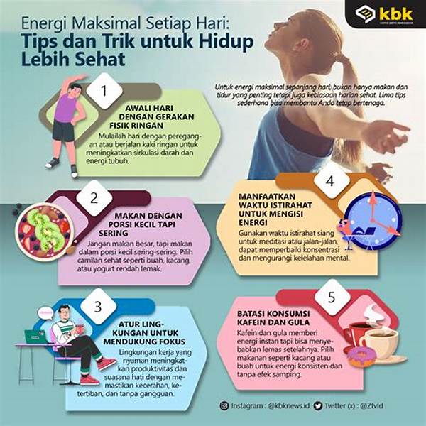 **kebiasaan Sehat Untuk Energi Sepanjang Hari**